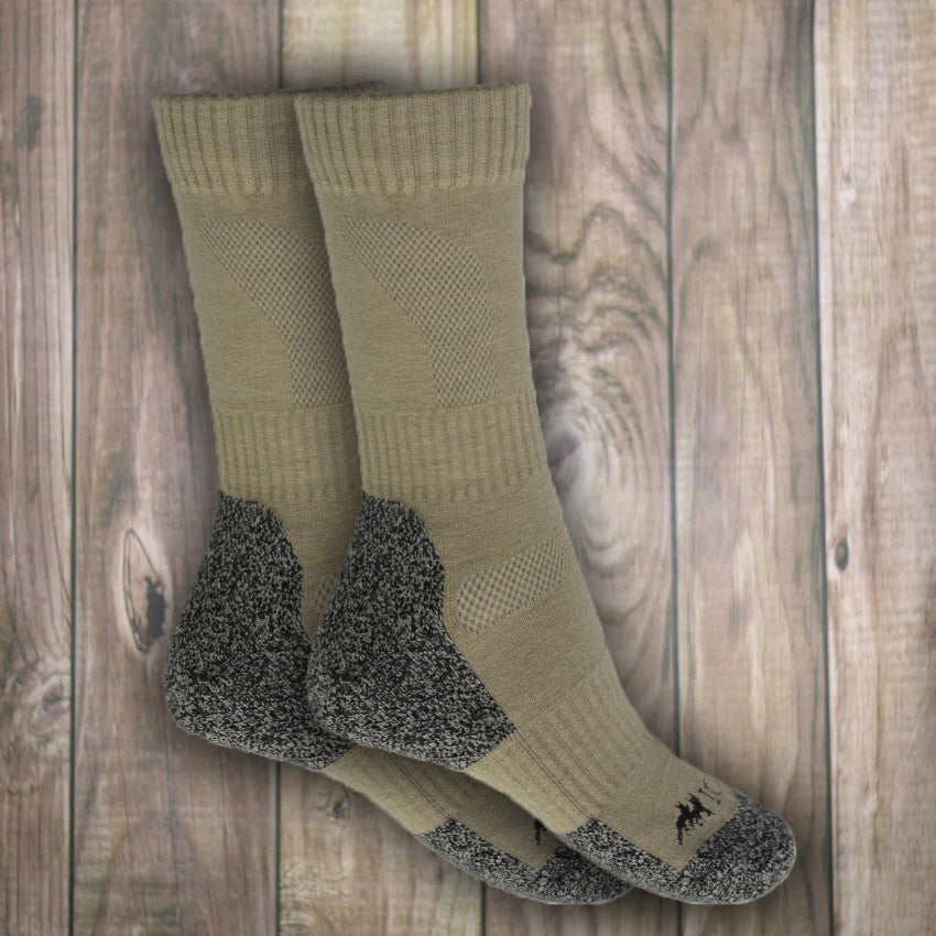 Wollsocken 80% Wolle 2-er Pack Foxtrott